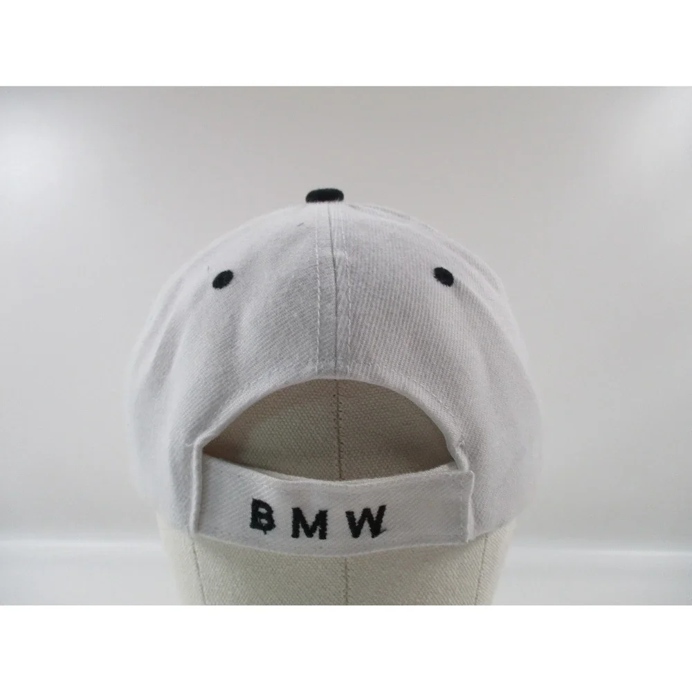 BMW Hat Cap Strap White Adult Embroidered‎ Dad Hat Cars Big Logo